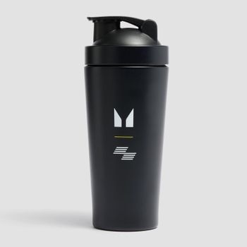 Vaso mezclador de metal reciclado Hyrox de Myprotein - Negro