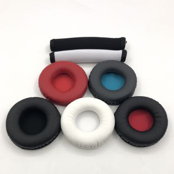 Almohadillas para los oídos Audio-Technica ATH-S200BT S220BT, funda para auriculares, almohadilla de esponja, orejeras de cuero