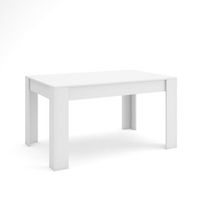 mesa comedor mesa fija cocina y salon 140x90x76 cm para 6 comensales muebles comedor estilo moderno blanco