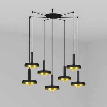 Lámpara colgante whizz (7 luces)