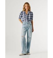 pepe jeans para mujer pl2051044 jeans eden azul 2830 casual algodon denim