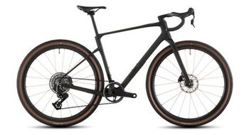 Cube nuroad c 62 exc bicicleta gravel sram force xplr axs 13s 700 mm carbono gris crisscross negro 2026