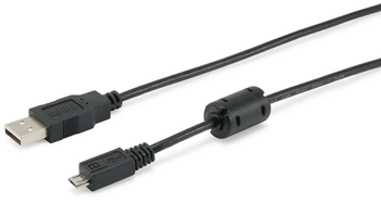 CABLE USB 2.0 EQUIP TIPO A - MICRO USB B 1.8M CON FERRITA 128551