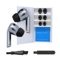comply tapones para los oidos de espuma premium compatibles con samsung galaxy buds3 pro talla m nueva version 2025 con herramienta de limpieza color negro 3 pares fabricados en estados unidos
