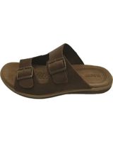 de st gallen st gallen sandalia de piel engrasada con tiras marron marron