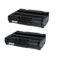 compatible multipack ricoh aficio sp300dn printer toner cartridges 2 pack -406956
