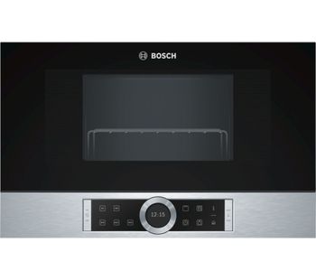 BOSCH BEL634GS1B Built-in Microwave with Grill - Stainless Steel, Stainless Steel