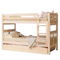 litera  cama de arrastre madera blanco lavado 90x190cm