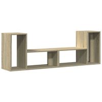 muebles de tv 2 uds madera ingenieria roble sonoma 75x30x50 cm vidaxl