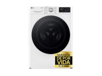 Lavadora secadora - LG F4DR5509A1W, 9 kg / 6 kg, 1400 rpm, 14 programas, AI Direct Drive™, Autodosificación, Blanco