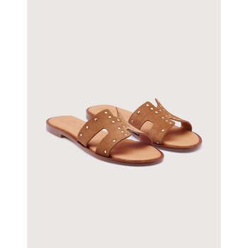 Koala Bay Sandalias Sandales en cuir suédé marron - Ambrosia para mujer