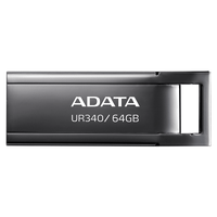 adata lapiz usb ur340 64gb usb 32 metal black