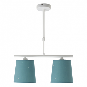 Lampara consciencia 2xe14 turquesa regx39x16 cm