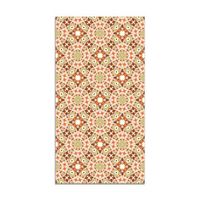 panorama alfombra vinilica hidraulica tipo oriental naranja 160x230 cm