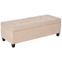 banco de almacenamiento 125x49x415 cm beige