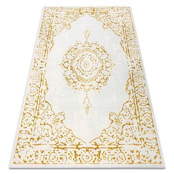 Alfombra Core 6268 Marco, Ornamento Sombreado - Estructural, Dos Nivel 160x220 Cm