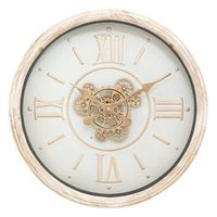 reloj sonika beige d495cm