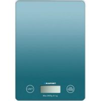 bascula de cocina electronica blaupunkt bp4014 azul precision cristal 5kg pantalla digital