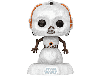 Figura Funko Pop! - Star Wars Holiday: Snowman C3PO, Vinilo, 9.5 cm