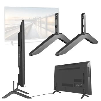 ST08 Soporte universal para televisor Montaje de pantalla LED Televisión Altura Piernas Antideslizante Base de televisió