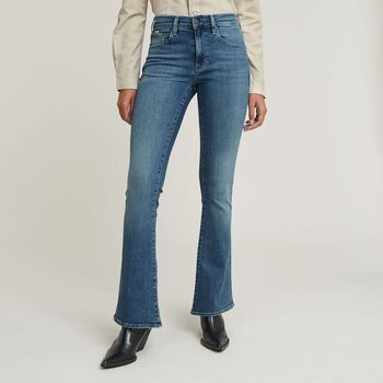 G-Star Raw Jeans D21290-D987 H280 - 3301 FLARE-FADED ICY BLUE para mujer