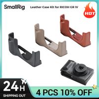 estuche de cuero smallrig para ricoh gr iv  gr iii  gr iiix  gr iii hdf  gr iiix hdf funda de cuero genuino para camara con agarre seguro