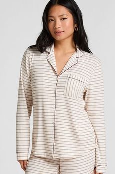 Hunkemöller Chaqueta de manga larga de jersey Essentil Blanco