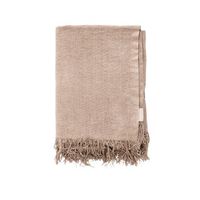 manta de chenilla 140x190cm 100 poliester 260gsm marron scalpers home