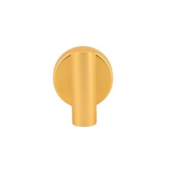 Perchero de acero inoxidable dorado 7cm