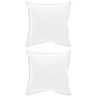 almohada 2 pcs 80 x 80 cm lana australiana blanco vidaxl