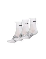 calcetines de ciclismo endura coolmax race 3-p hombre blanco