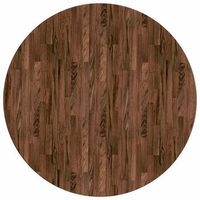 encimera o 60 x 4 cm redondo madera de roble solido vidaxl