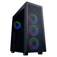 hiditec h1 air argb midi tower cristal templado usb 20 negra