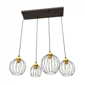 Lámpara de techo fersan oro (4 luces)
