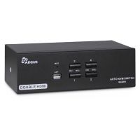 interruptor kvm inter-tech as-42ha hdmi 4 ordenadores full hd