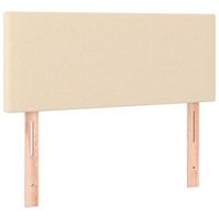cabecero accesorio para dormir mueble dormitorio 90 x 5 x 7888 cm tela crema tdl0203561