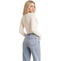 guess jersey ls vn ellie swtr w6yr10 z0949 para mujer