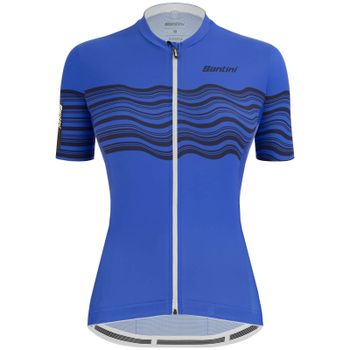 Santini Womens Tono Profilo Jersey - M - Blue