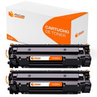 pccom essential hp ce285ace278acb435acb436a toner compatible negro pack 2