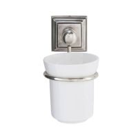 portacepillos con base de laton y base de ceramica - a15 cm