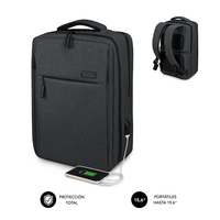 mochila portatil 156 subblim grey