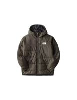 chaqueta de montana the north face reversible perrito negroverde nino