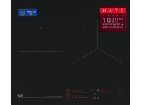 placa induccion - aeg ti63iq10iz 3 zonas zona grande 28 cm saphirmatt 58 negro mate