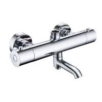 kibath grifo columna ducha termostatico con cano acabado cromo brillo fabricado en laton