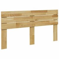 cabecero 140 cm madera maciza roble vidaxl
