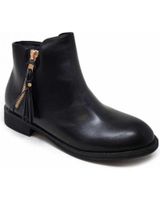 de bubble bobble botin plano bubble para nina c871 color negro