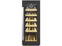 vinoteca integrable - candy ccvb 301 58 l 20 botellas anti uv iluminacion led 813 cm negro