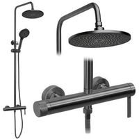 conjunto de ducha rea rivo js-7028gg titanium 33 x 295 x 1265 cm