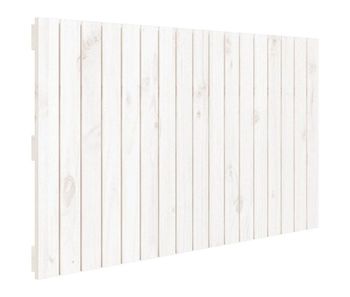 Vidaxl cabecero de cama de pared madera maciza pino blanco 108x3x60 cm