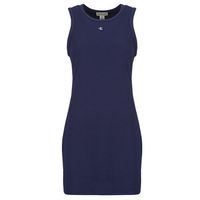 calvin klein jeans vestido sl texture waffle racer mini dre para mujer